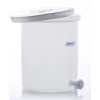 Bel-Art Polly-Crock Tank With Lid And Faucet; 15Gal